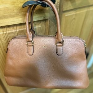 NWT Ralph Lauren Brown Leather Satchel NWT Ralph Lauren